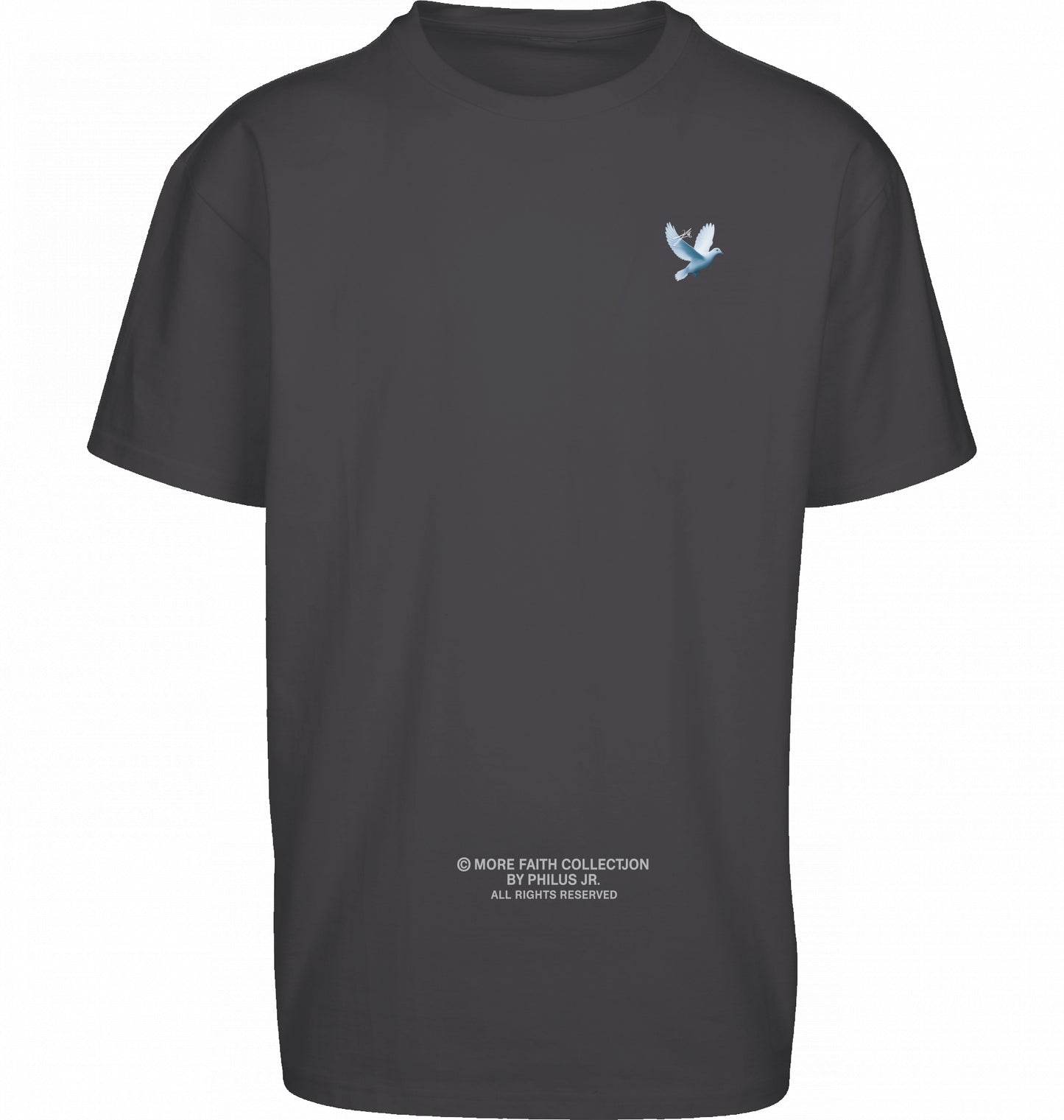 More Faith - Heavy Oversized Tee Dark Edition