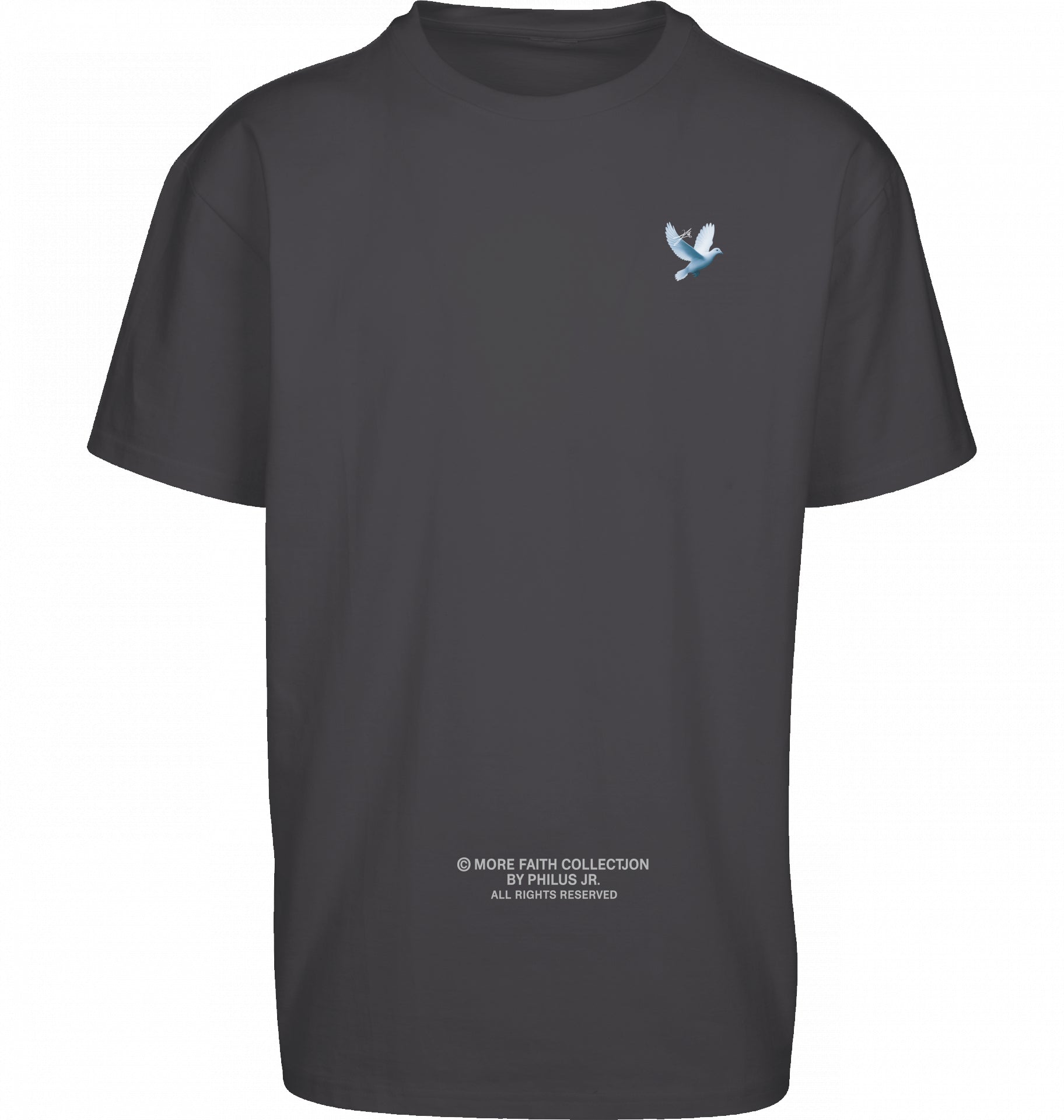 More Faith - Heavy Oversized Tee Dark Edition