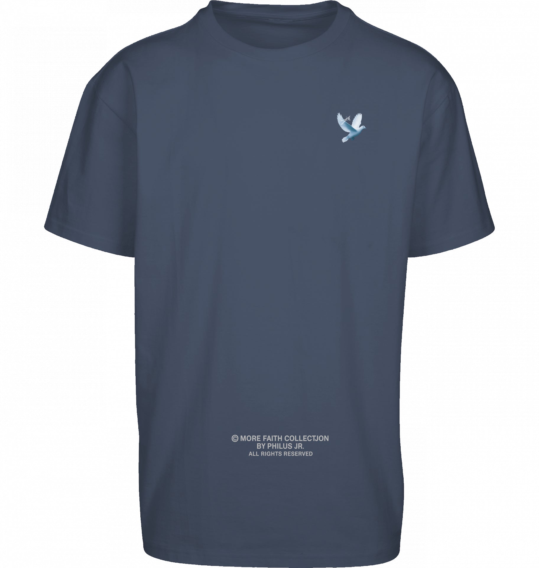 More Faith - Heavy Oversized Tee Dark Edition