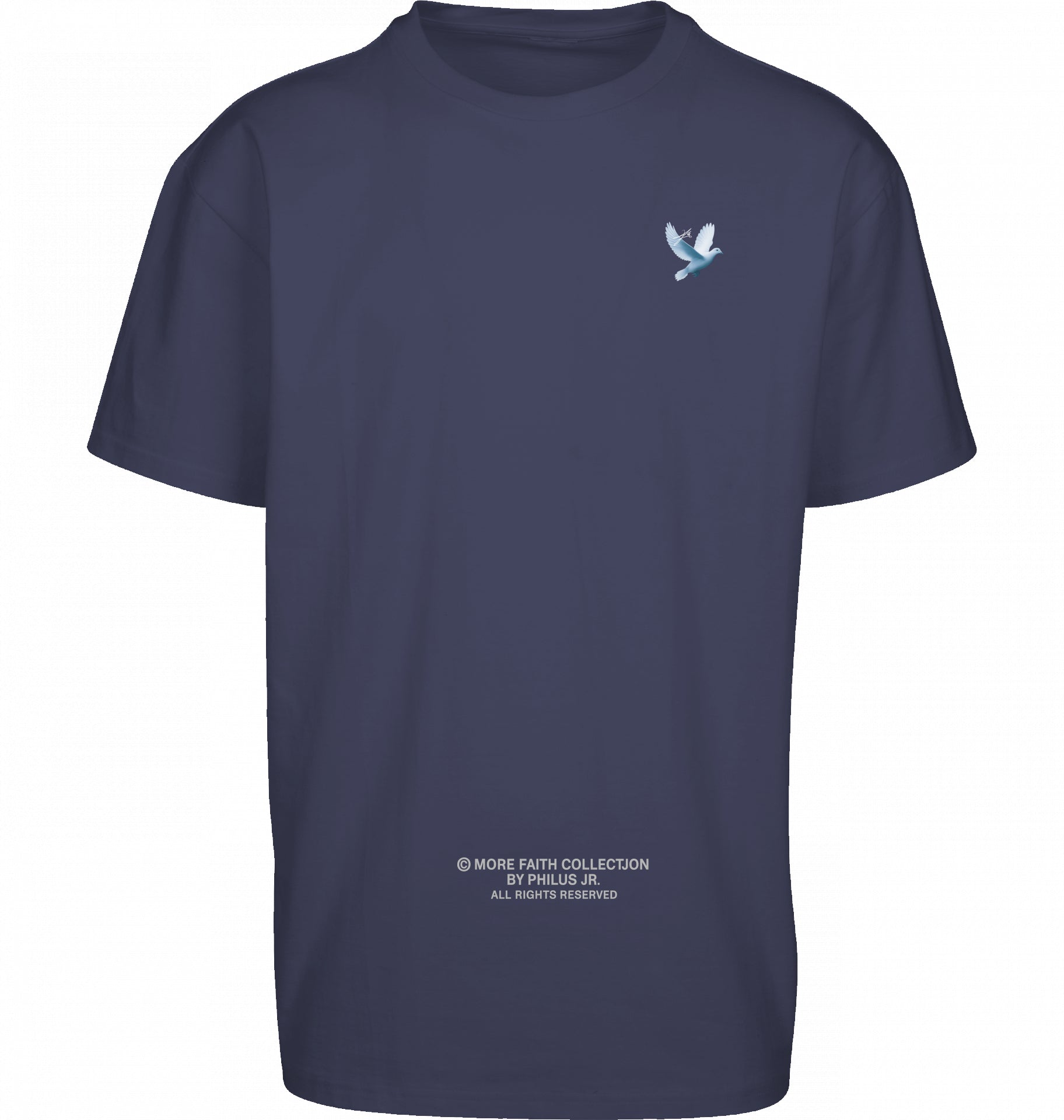 More Faith - Heavy Oversized Tee Dark Edition