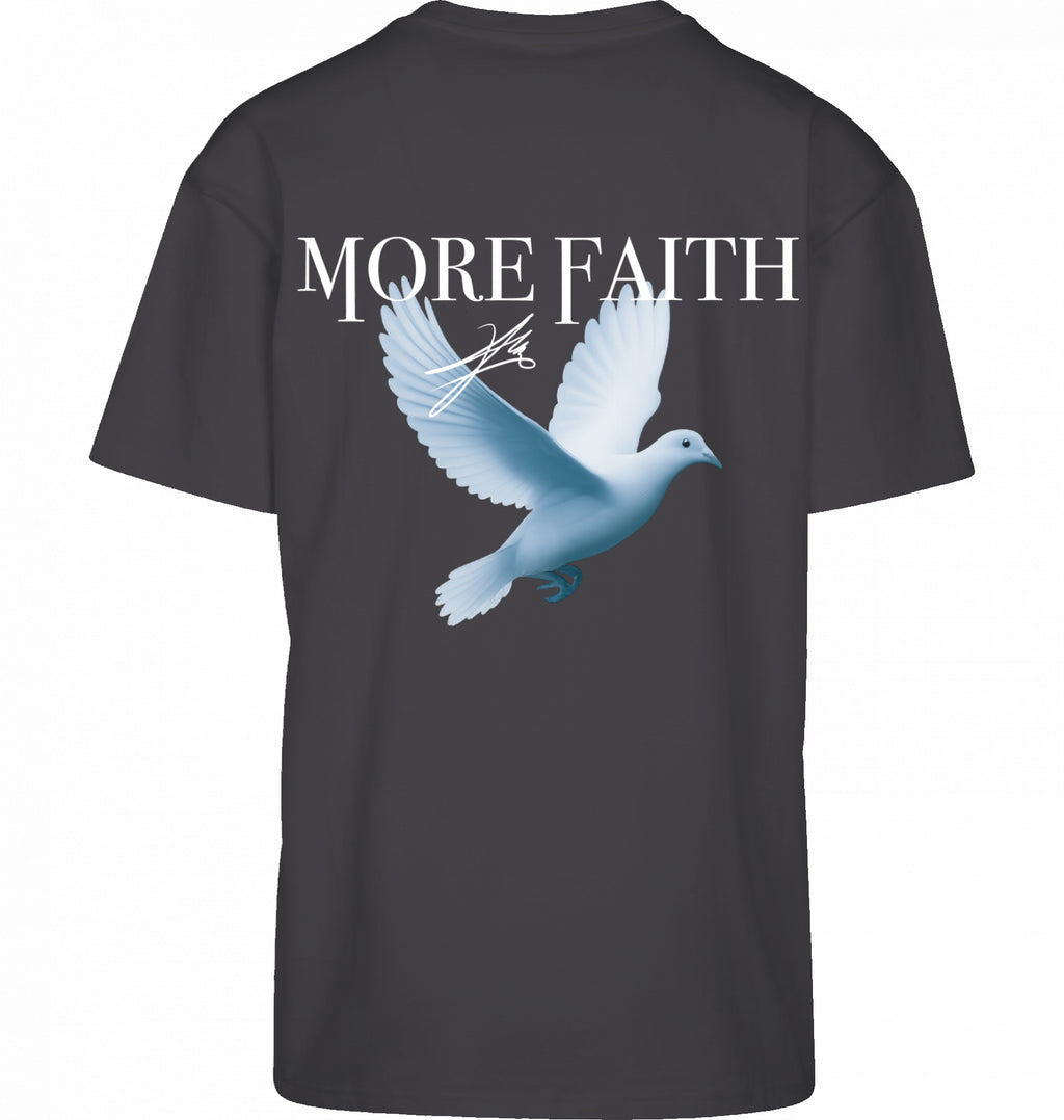 More Faith - Heavy Oversized Tee Dark Edition