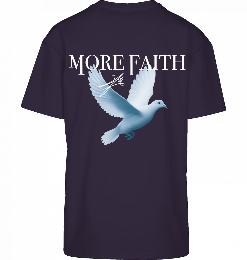 More Faith - Heavy Oversized Tee Dark Edition