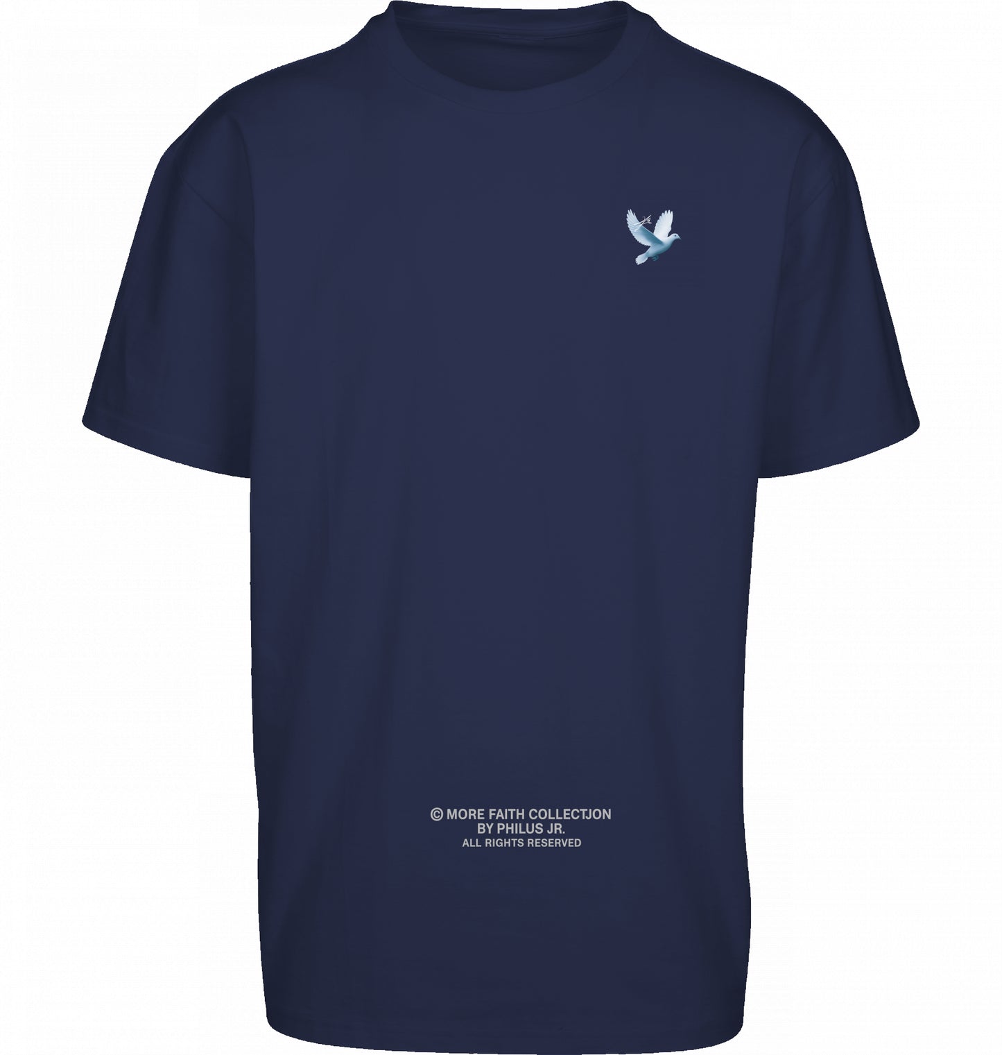 More Faith - Heavy Oversized Tee Dark Edition