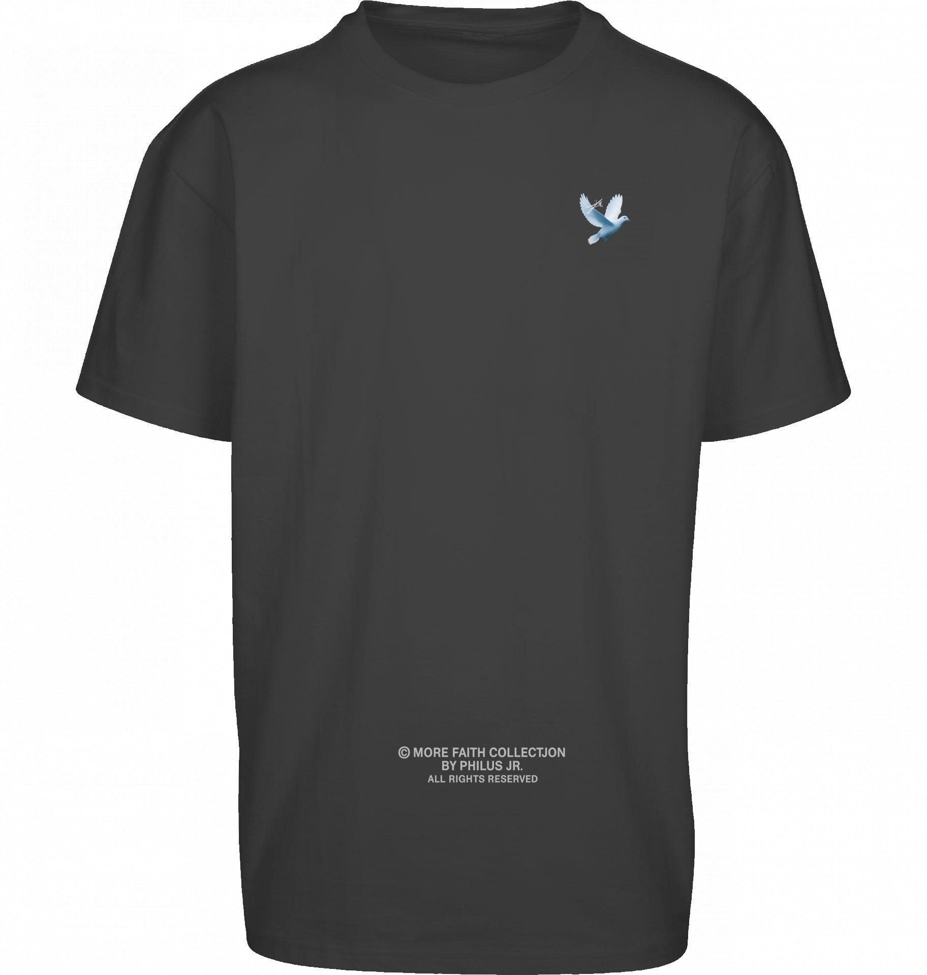 More Faith - Heavy Oversized Tee Dark Edition