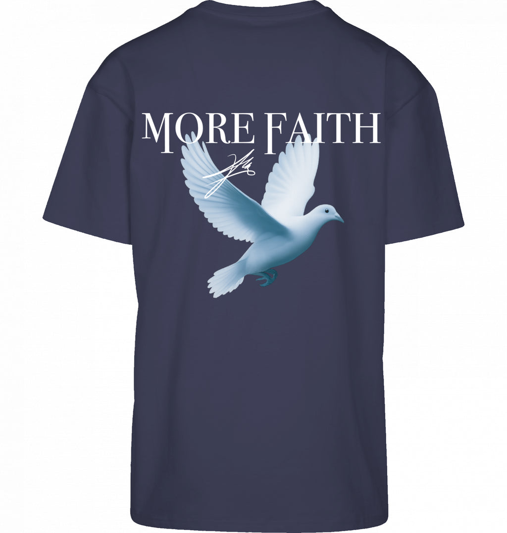More Faith - Heavy Oversized Tee Dark Edition