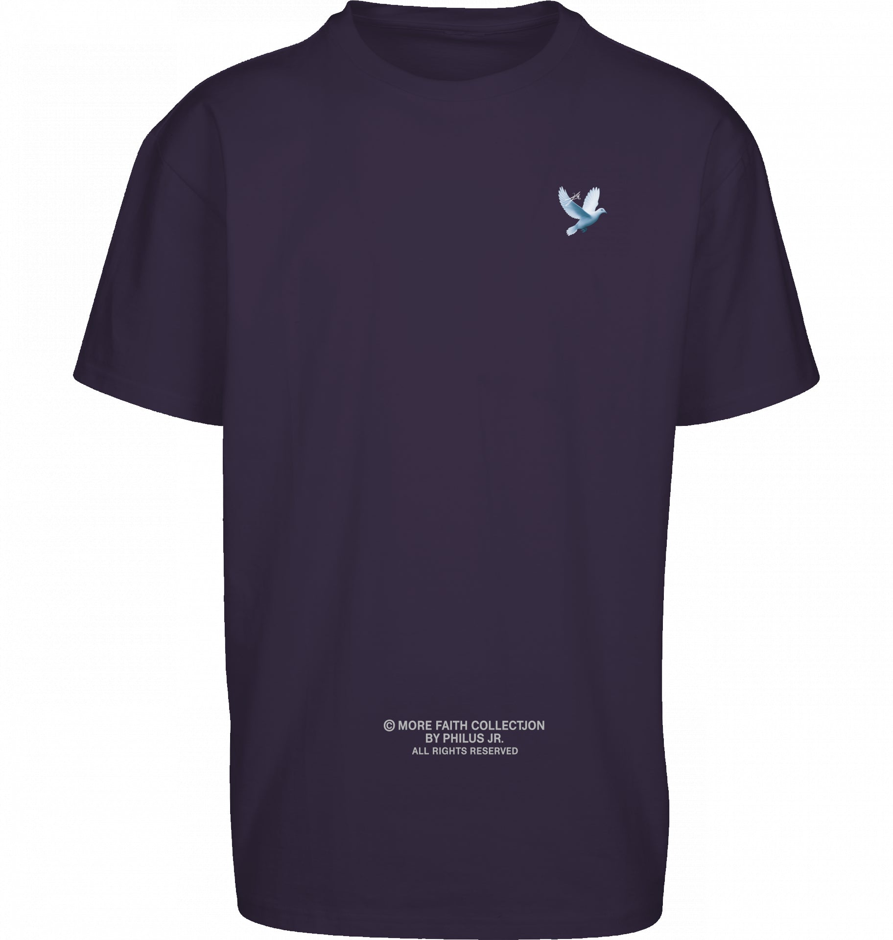 More Faith - Heavy Oversized Tee Dark Edition