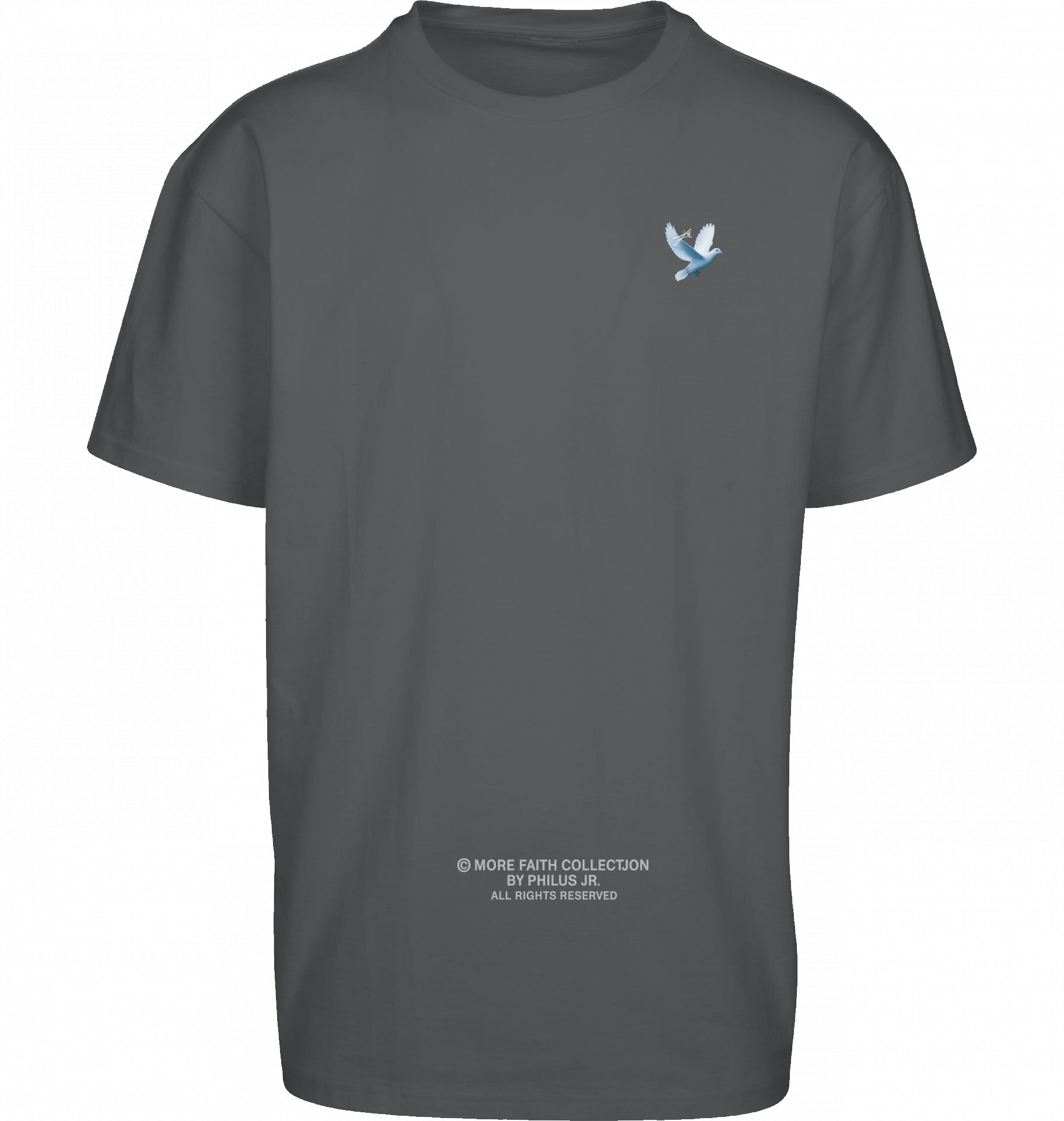 More Faith - Heavy Oversized Tee Dark Edition