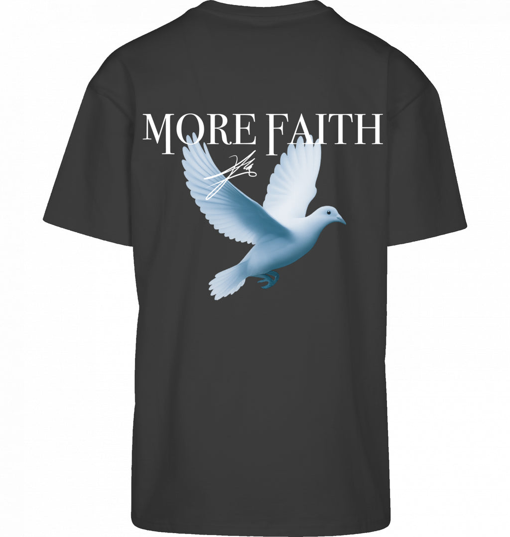 More Faith - Heavy Oversized Tee Dark Edition