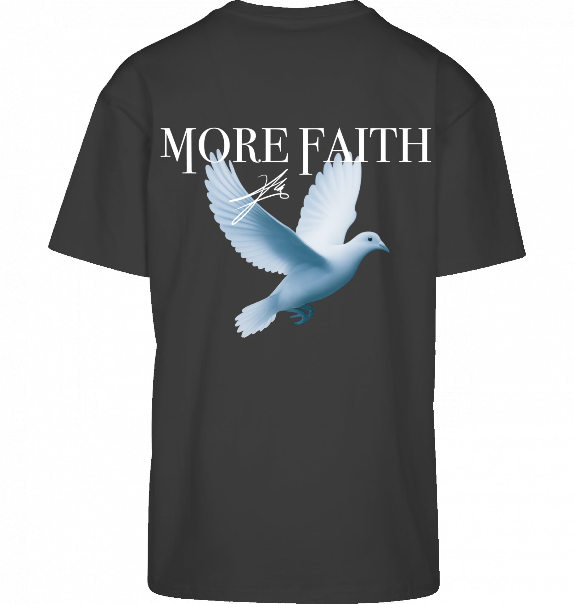 More Faith - Heavy Oversized Tee Dark Edition