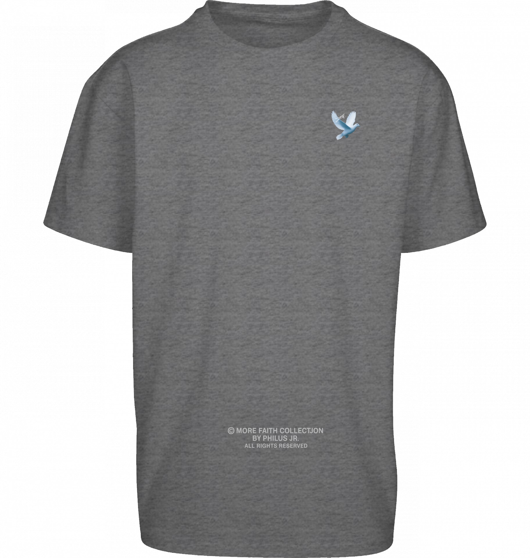 More Faith - Heavy Oversized Tee Dark Edition