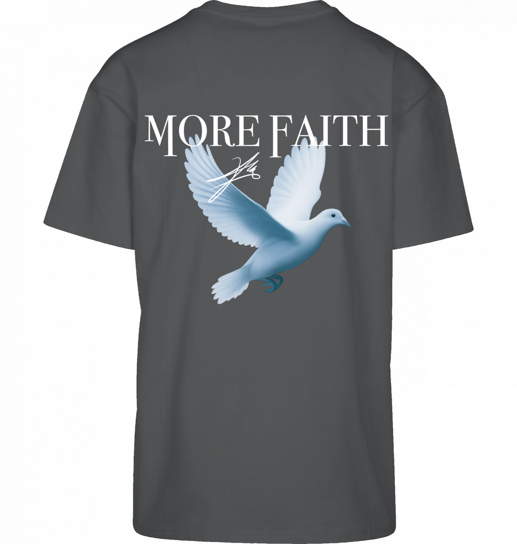 More Faith - Heavy Oversized Tee Dark Edition
