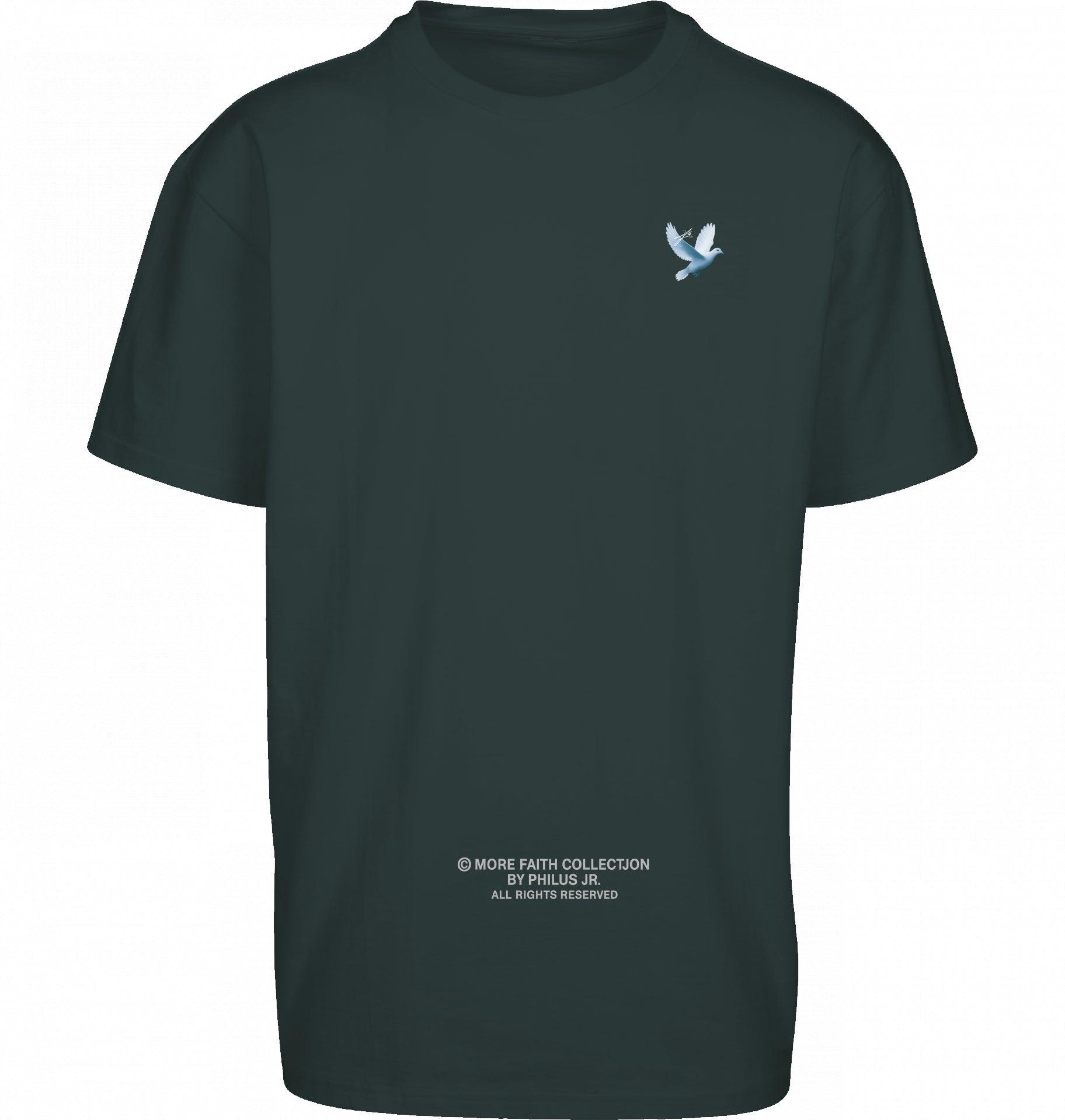 More Faith - Heavy Oversized Tee Dark Edition